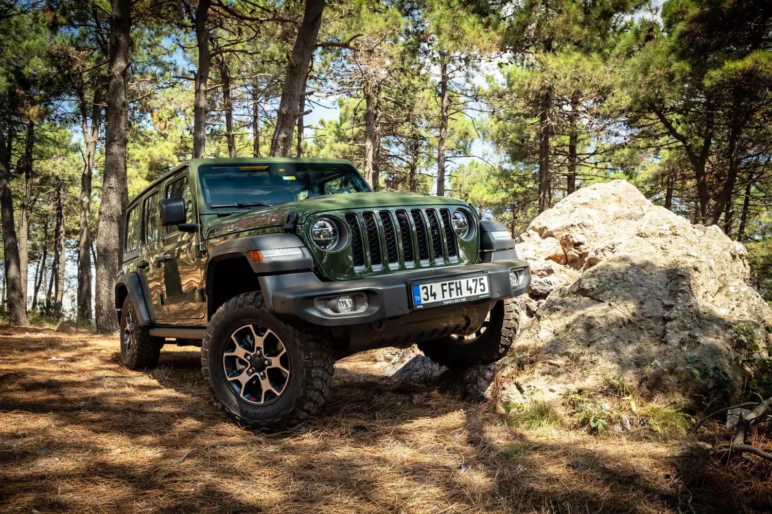 Jeep Wrangler rear storage