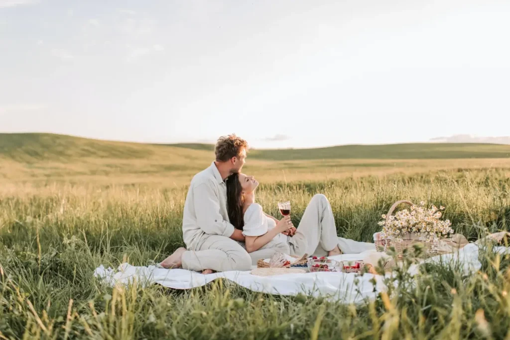 hippie picnic blanket